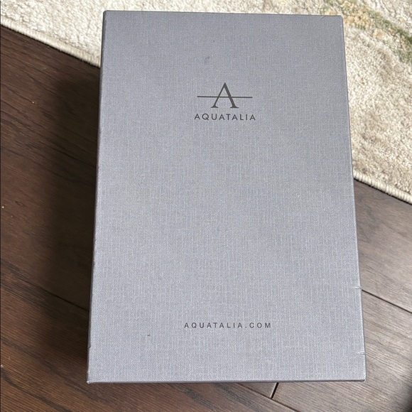 NEW Aquatalia Flyn Multi Tone Beige Canvas Espadrille Sneakers Sleep Bag s11/41 - Picture 11 of 11